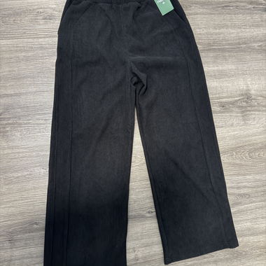 Pantaloni in velluto a coste neri Taglia M