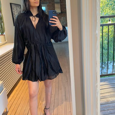 BLACK MINI DRESS