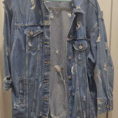 Zara Oversize-Jeansjacke