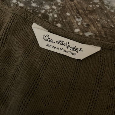 Longsleeve verde oliva 