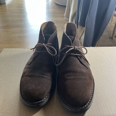 Braune Wildleder Boots