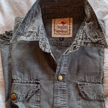 SCIPPIS Adventure shirt, grey, size L