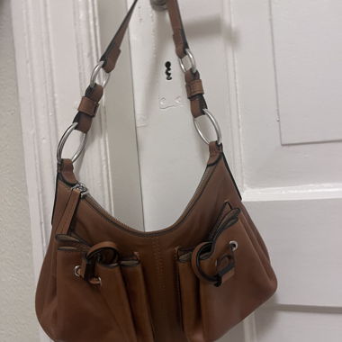 Braune Ledertasche