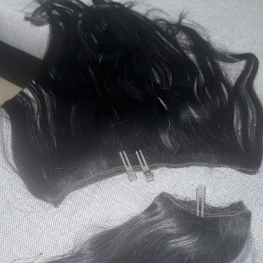 Russian weft extensions, echthaar von kokka flokka