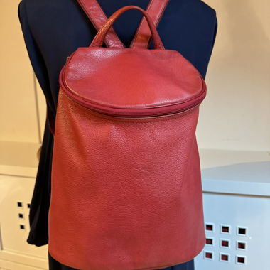 Longchamp red backpack - large size M