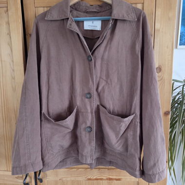 Giacca-camicia S marrone