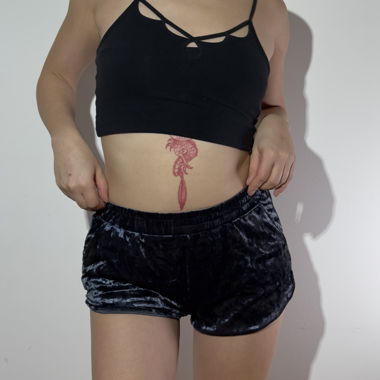 Velvet Navy Lounge Shorts