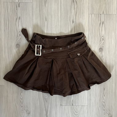Brown Mini Skirt
