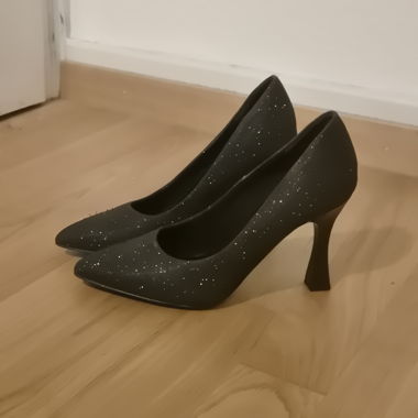 Escarpins noirs pailletés Marco Tozzi