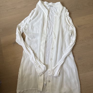 Intimissimi weisses Blusenkleid mit Knopfleiste