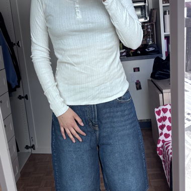 Mustard long sleeve top M