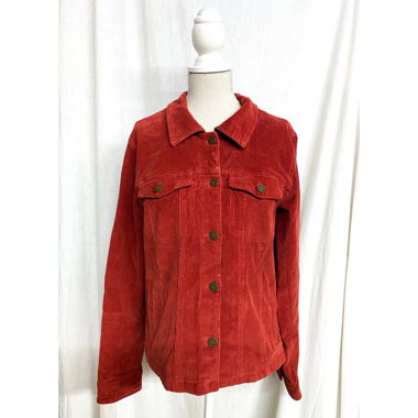 Collection Cordjacke Rostrot Herbst Fall Oversized