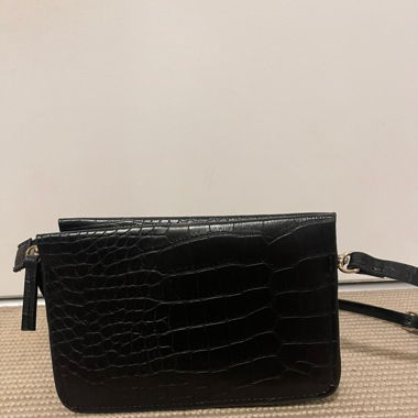 Schwarze Handtasche