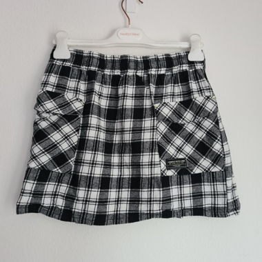 C&A Checked Cargo Mini Skirt