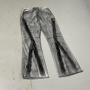 Jeans cerati dipinti