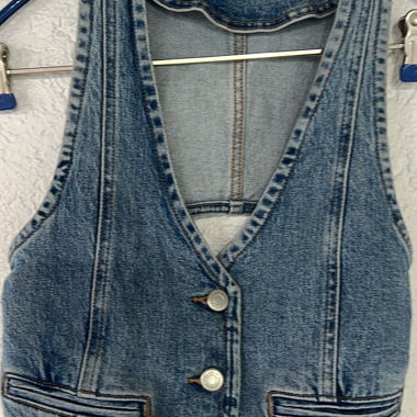 Gilet in jeans Pull&Bear taglia 36