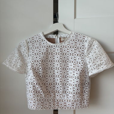 Blusa Michael Kors in pizzo traforato
