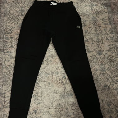 Lacoste black tracksuit