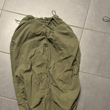 Wide Cargo Hosen Green
