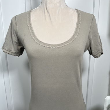 T-shirt verde Kaki / grigio