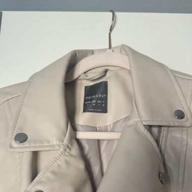 Fake leather jacket