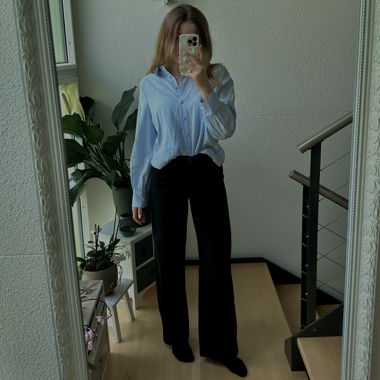 Stoffhose (schwarz, Grösse S)