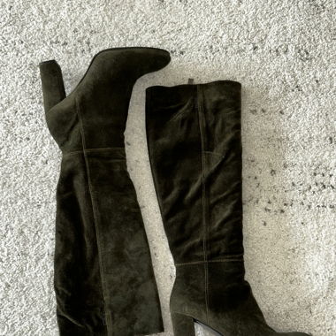 Bottes en velours