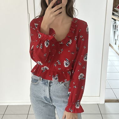 Blusa floreale H&M