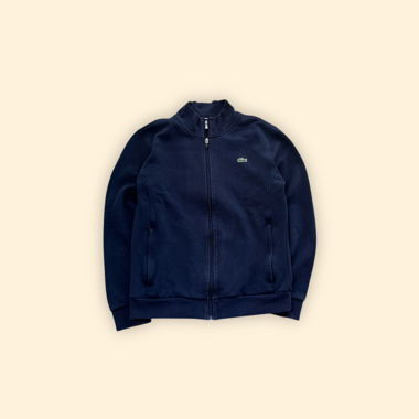 Lacoste Navy Zip Up Vintage