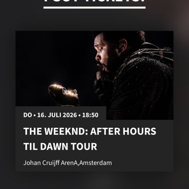 The Weeknd Konzertticket