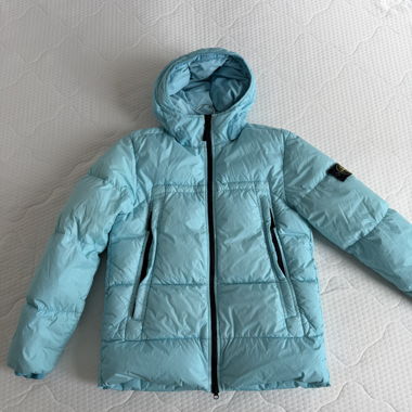 STONE ISLAND GARMENT DYED CRINKLE REPS NY DOWN