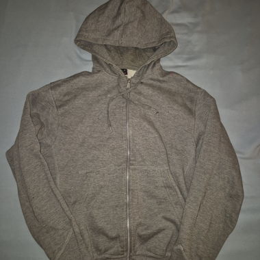 Grey hooded jacket Foot Locker