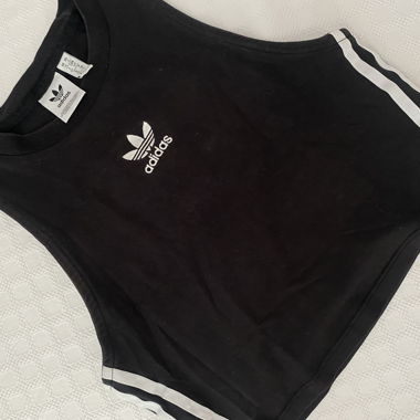 Top Tank nero Adidas