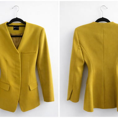 Elegante Blazer ASOS in giallo senape – come nuovo