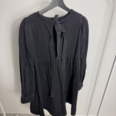 Robe noire ASOS DESIGN