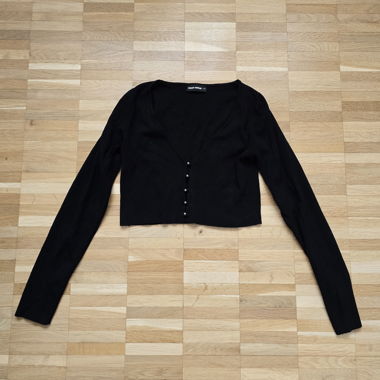 Cardigan noir court