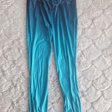Leggings sportivo sfumato blu