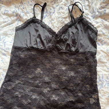 Brandy Melville black lace top