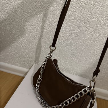 Sac brun bandoulière 