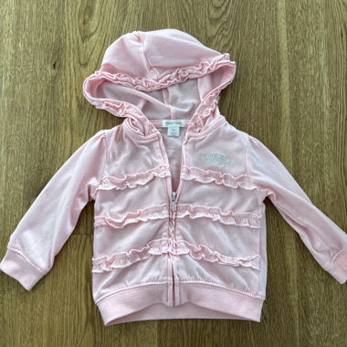 DKNY Baby Pink Hoodie 3/6M