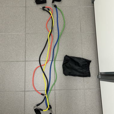 Set bunter Fitnessbänder