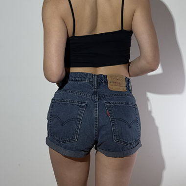 Levi’s Denim Shorts High Waist (Vintage Blue)
