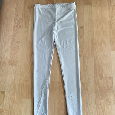 Silbrige Hose Leggings