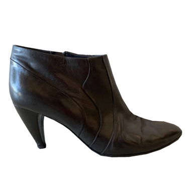 Sigerson Morison Schwarze Leder-Stiefeletten