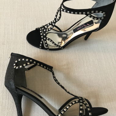 Black Strap High Heels