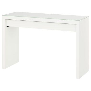 Coiffeuse blanche avec tiroir