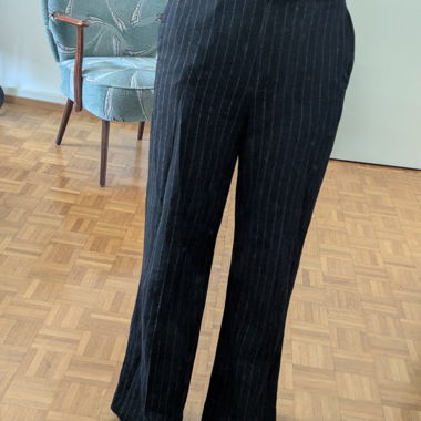 H&M Studio Wool Trousers Pinstripe