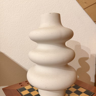 Vase en céramique blanc