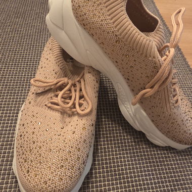 Sneakers rosa con paillettes