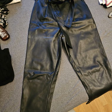 Pantalone in ecopelle New Look